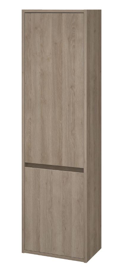 Cersanit Crea vysoká skrinka 140x40x25 cm, dub (S924-024)